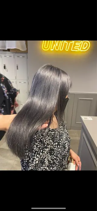 ロング カラー 韓国/トレンド レイヤー【101】のヘアスタイル