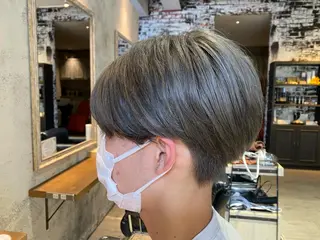 ショート カラー ヘアアレンジ メンズ MODE K’s川西 瀧尻光のヘアスタイル