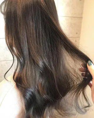 ロング カラー ヘアアレンジ knock【ノック】所属・烏丸韓国ヘア🇰🇷 ayaka🎀のヘアスタイル