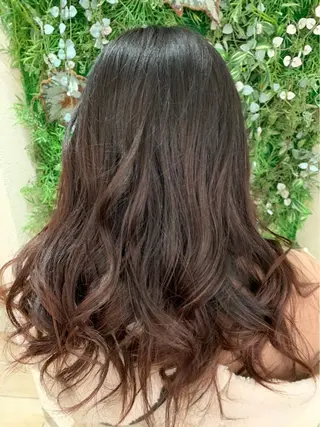 セミロング カラー 🍓おかだ ゆい🍓のヘアスタイル