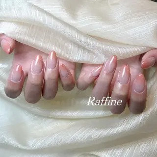 ネイル RAFFINE 月🦋🩵のネイルデザイン