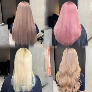 ロング 🇰🇷韓国風ハイ トーンKANA🖤のヘアスタイル