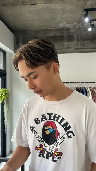 カラー メンズ 🪐メンズモデル募集 | オカモトノア🪐のヘアスタイル