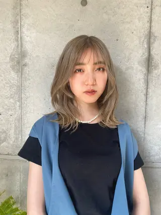 ミディアム les baladins du miroir所属・🍃YURI 🍃のヘアスタイル