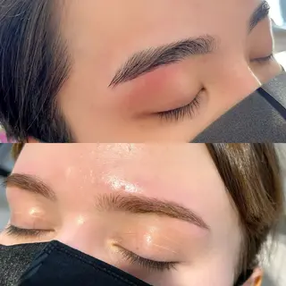 アイブロウ 🎀🩶韓国風束感 エク/マナミ🪽のマツエク・マツパデザイン