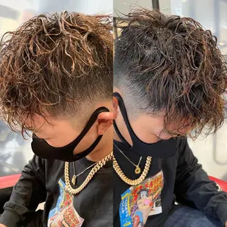 ショート カラー メンズ メンズヘア特化 崎田 成人のヘアスタイル