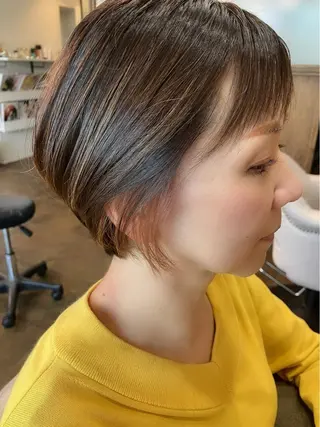 ショート カラー Hair&Make Nahoのマツエク・マツパデザイン