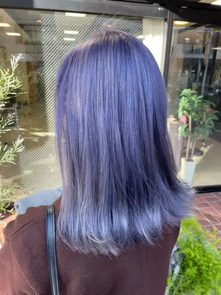 セミロング カラー ボブ/インナーカラー /眉毛/Miyuのヘアスタイル