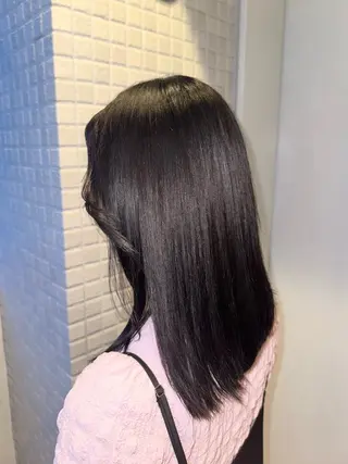セミロング カラー 縮毛矯正/艶髪カラー /パーマ/ひふみ🌱のヘアスタイル