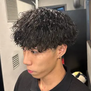 ショート メンズ ツイスパ/メンズ パーマ/歩夢のヘアスタイル