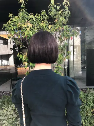 ショート ✨色持ちの良い艶 カラー✨蟹江真世のヘアスタイル