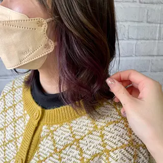 ミディアム 大江 美穂のヘアスタイル