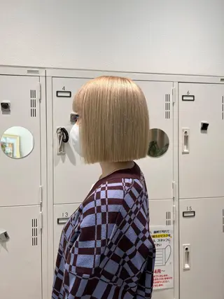 ショート 透明感カラー/ボブ / MARIE🍇のヘアスタイル