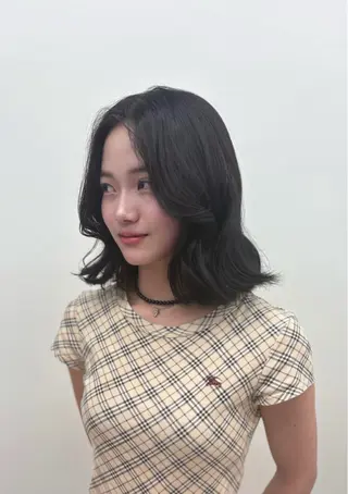 ミディアム 縮毛矯正 /sara🎀🪽のヘアスタイル