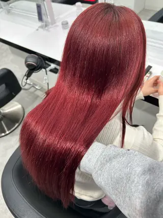 ロング カラー エフェクトブリーチ／ レイヤーカット／翔のヘアスタイル