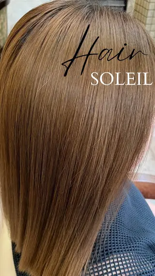 ミディアム ❤︎大人シック ベージュrihoのヘアスタイル