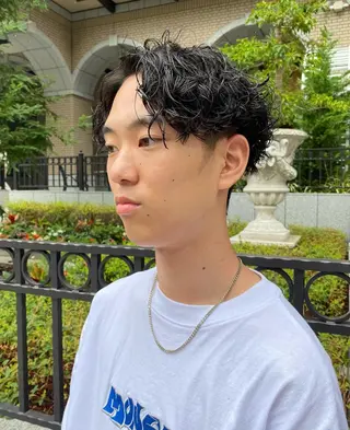 パーマ メンズ 年間2000名担当◎ パーマ職人/仲原佑樹のヘアスタイル