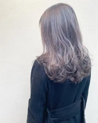 セミロング カラー 髪質改善/艶髪 やまなかのヘアスタイル