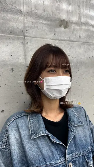 ミディアム i.blue所属・似合わせカット/ ヘアメイク/naruのヘアスタイル