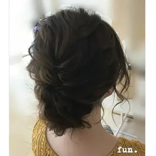 ヘアアレンジ ミディアム fun./ヘアセット /エクステ/着付のその他イメージ