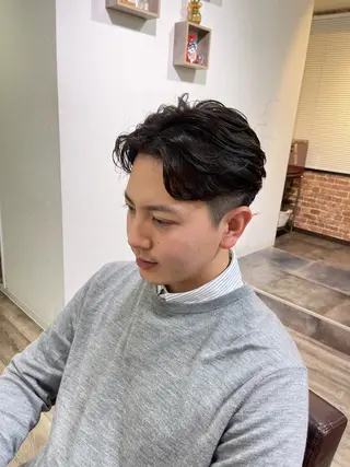 ショート パーマ メンズ Felice Erikaのヘアスタイル