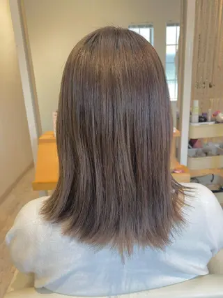 セミロング カラー Design Color🐰アユミのヘアスタイル