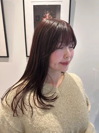 セミロング カラー 井村 晃琉のヘアスタイル