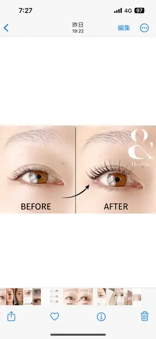 マツエク・マツパ NATURE MIYUのマツエク・マツパデザイン