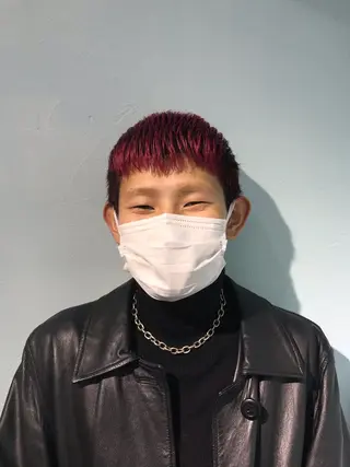 ショート カラー メンズ 🧸ミルクティー🧸 kousei🧸のヘアスタイル