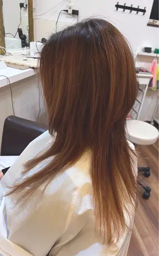 セミロング トキ コウタのヘアスタイル