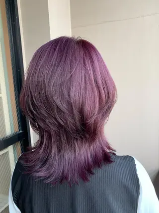 ミディアム カラー yuri🌼 NUMBER 天王寺のヘアスタイル