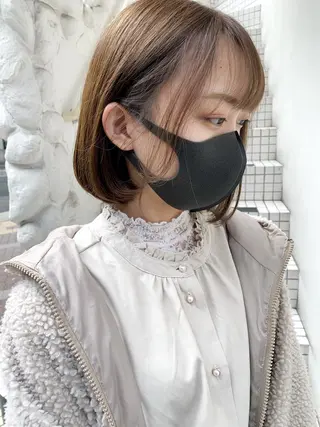 ショート カラー 樫原裕二/レイヤー カット/透明感カラーのヘアスタイル