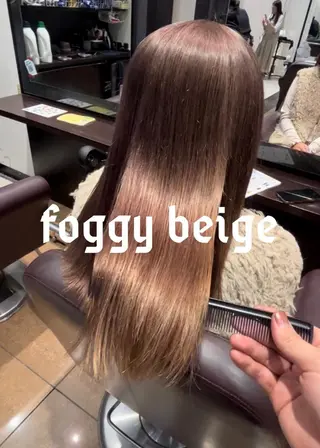 セミロング カラー 🥇メンズパーマ /縮毛矯正/木村神心のヘアスタイル