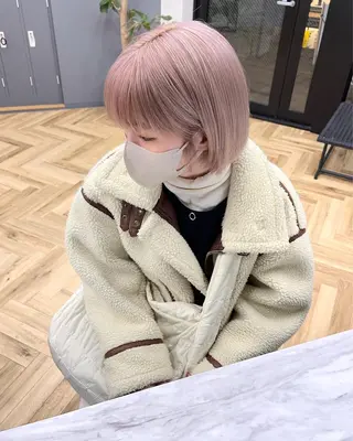 ショート 福山 晴香のヘアスタイル
