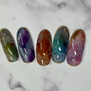 ネイル 奥園 良恵のネイルデザイン