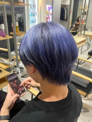 ショート カラー ハイトーンカラー /梅田/みほのヘアスタイル