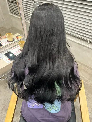 ロング カラー ブリーチカラー🐭♡ moeのヘアスタイル