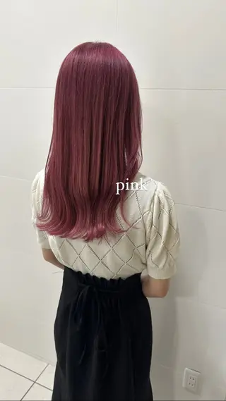 セミロング カラー 山下恋佳/矢場町/ ブリーチ/ショートのヘアスタイル