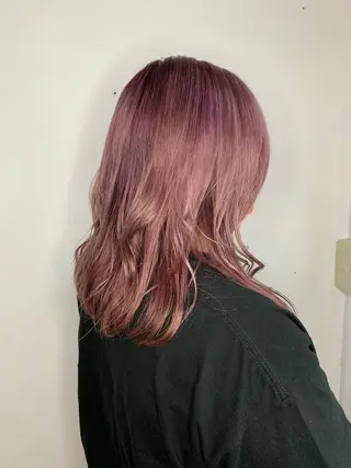 ミディアム l-blossom所属・榎本 美雪のヘアスタイル