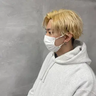 ミディアム カラー パーマ メンズ emo.92co 🌱山本翔太のヘアスタイル