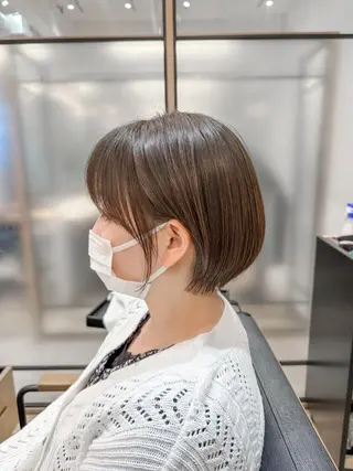 ショート シノハラ ガクト ショート/白髪ぼかしのヘアスタイル