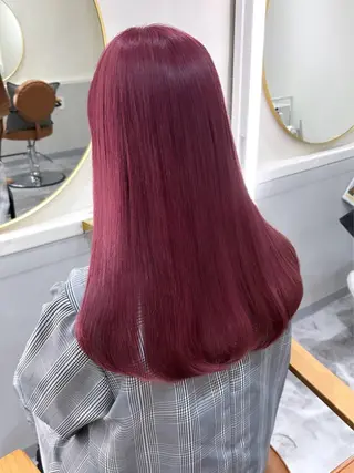 ロング カラー 暖色カラー✨️ 門内 梨真のヘアスタイル