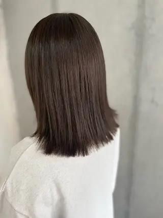 ミディアム カラー Mariana雛/ 西大分/ハイライトのヘアスタイル