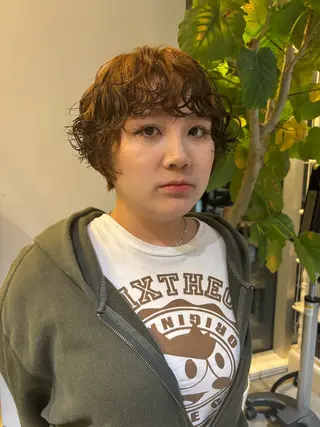 パーマ 夏実 natsumiのヘアスタイル