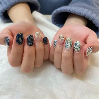 ミディアム 池袋痛ネイル Nok. 渡辺のネイルデザイン