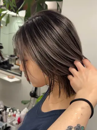 ショート カラー Laff新宿所属・縮毛矯正/ボブ 新宿/ショート/航輝のヘアスタイル