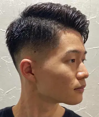 ショート HIRO GINZApremium barber新宿所属・星野 真のヘアスタイル