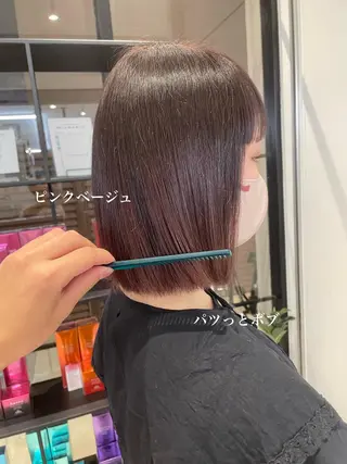 ミディアム 似合わせボブ 瑠輝のヘアスタイル