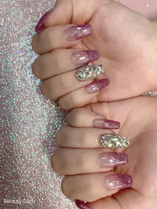 セミロング ネイル 《LB》ラブリエ Nail&eyeのマツエク・マツパデザイン