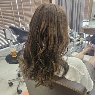 ロング カラー パーマ ヘアアレンジ 【GRANDEUR】 Matsuiのヘアスタイル